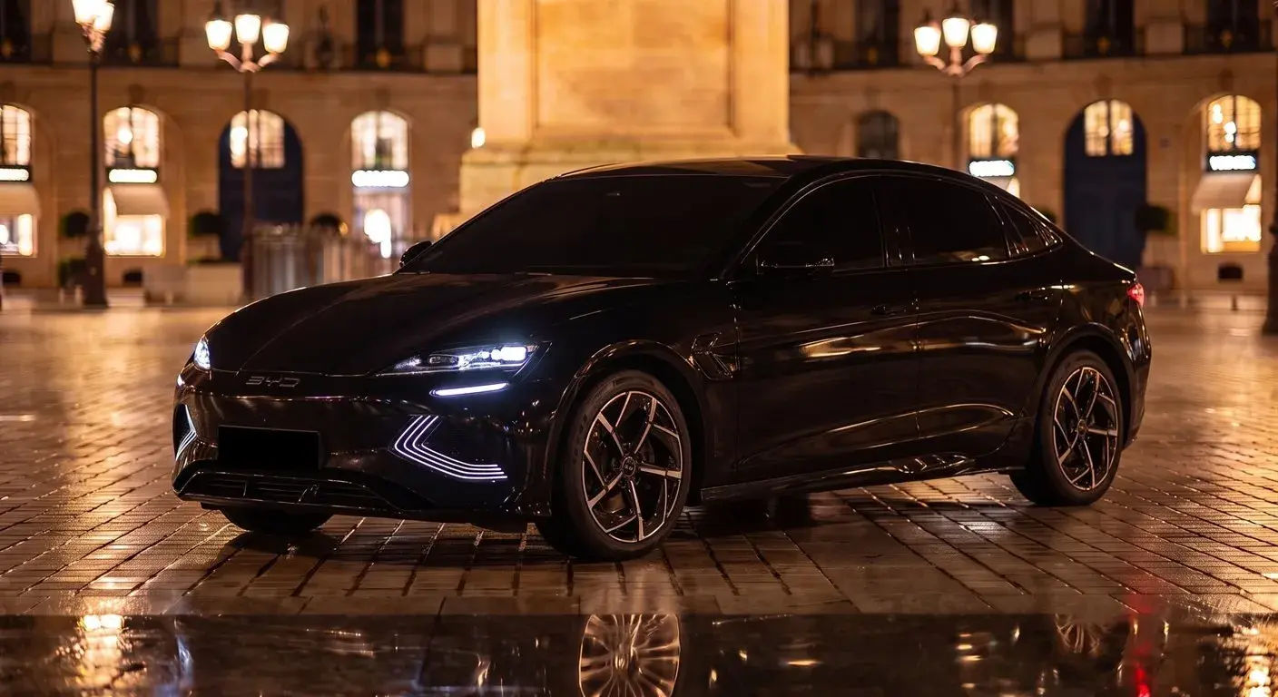 Classe Essentielle : BYD Seal, chauffeur privé Black Aureum à Paris